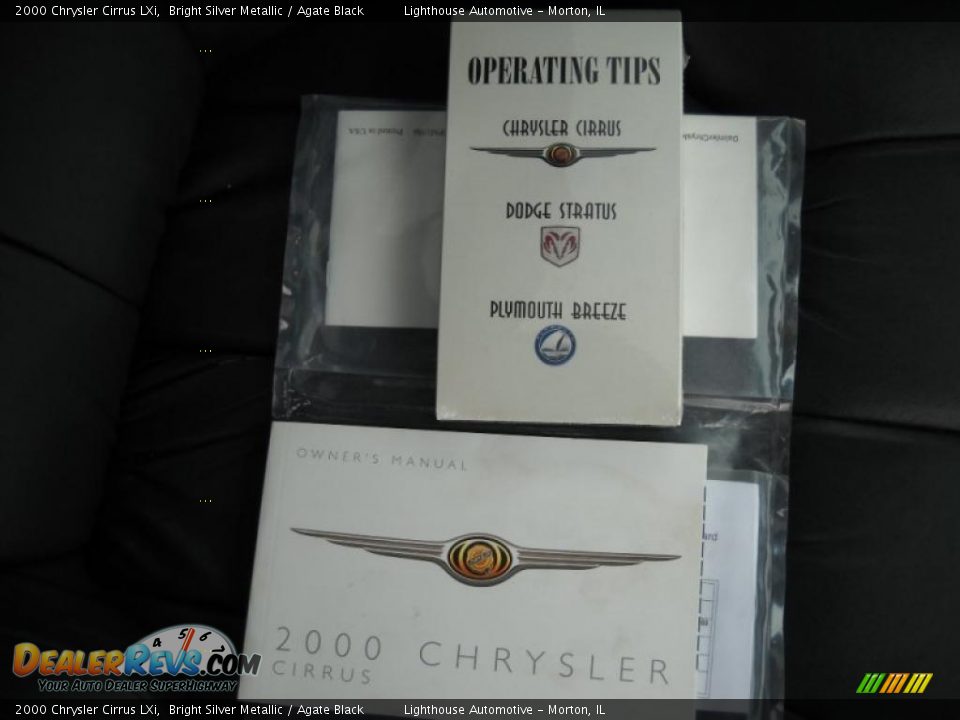 2000 Chrysler Cirrus LXi Bright Silver Metallic / Agate Black Photo #26