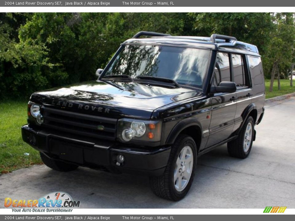 2004 Land Rover Discovery SE7 Java Black / Alpaca Beige Photo #1
