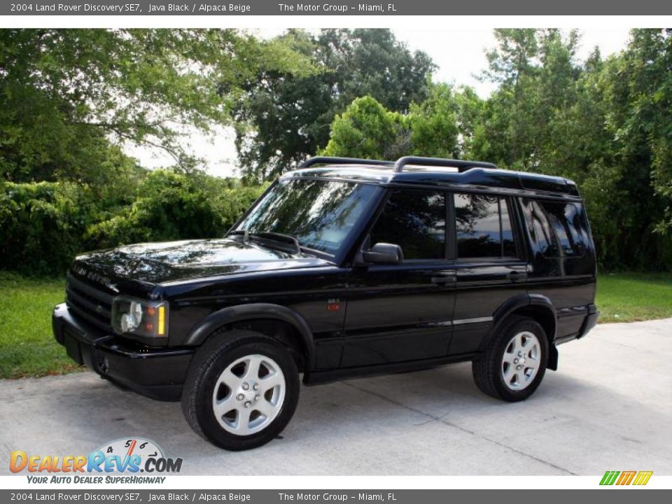 2004 Land Rover Discovery SE7 Java Black / Alpaca Beige Photo #2