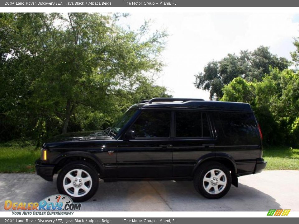 2004 Land Rover Discovery SE7 Java Black / Alpaca Beige Photo #3