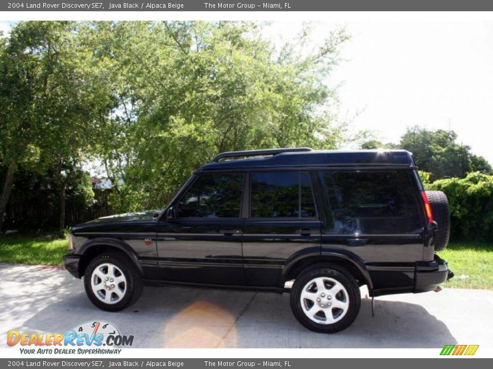 2004 Land Rover Discovery SE7 Java Black / Alpaca Beige Photo #4