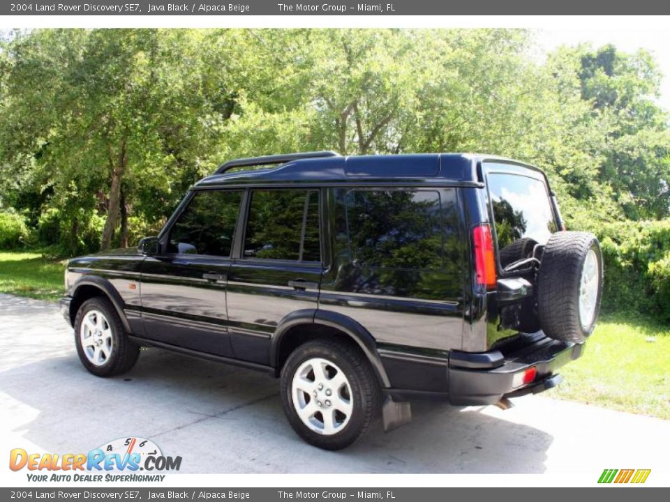 2004 Land Rover Discovery SE7 Java Black / Alpaca Beige Photo #5
