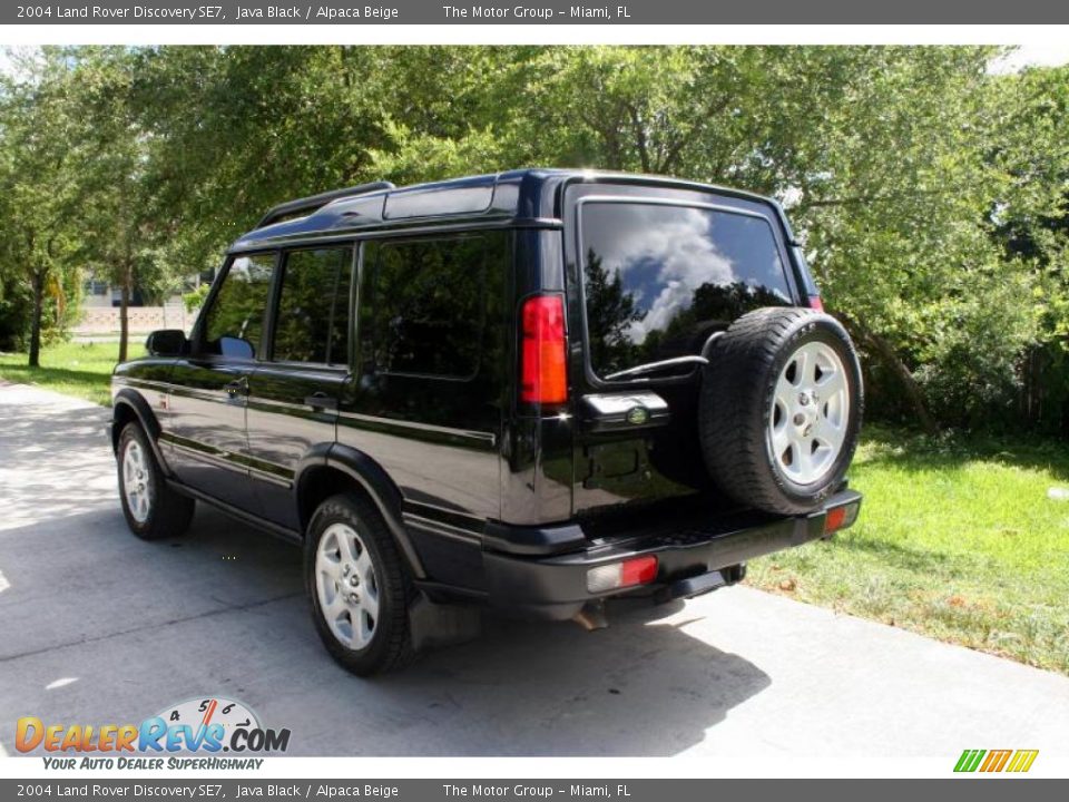 2004 Land Rover Discovery SE7 Java Black / Alpaca Beige Photo #6