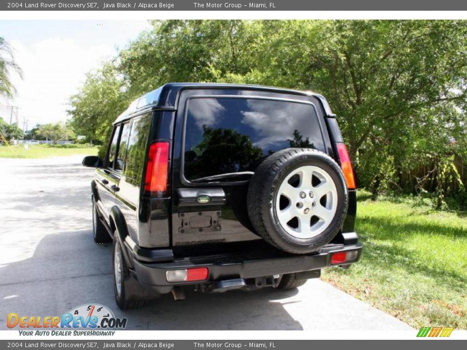 2004 Land Rover Discovery SE7 Java Black / Alpaca Beige Photo #7