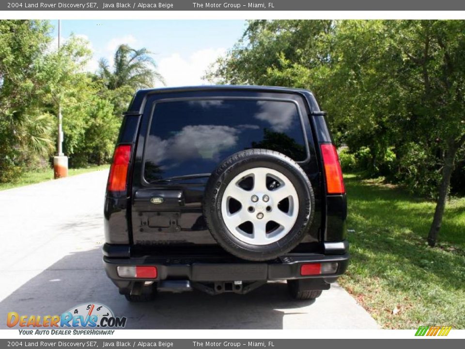 2004 Land Rover Discovery SE7 Java Black / Alpaca Beige Photo #8