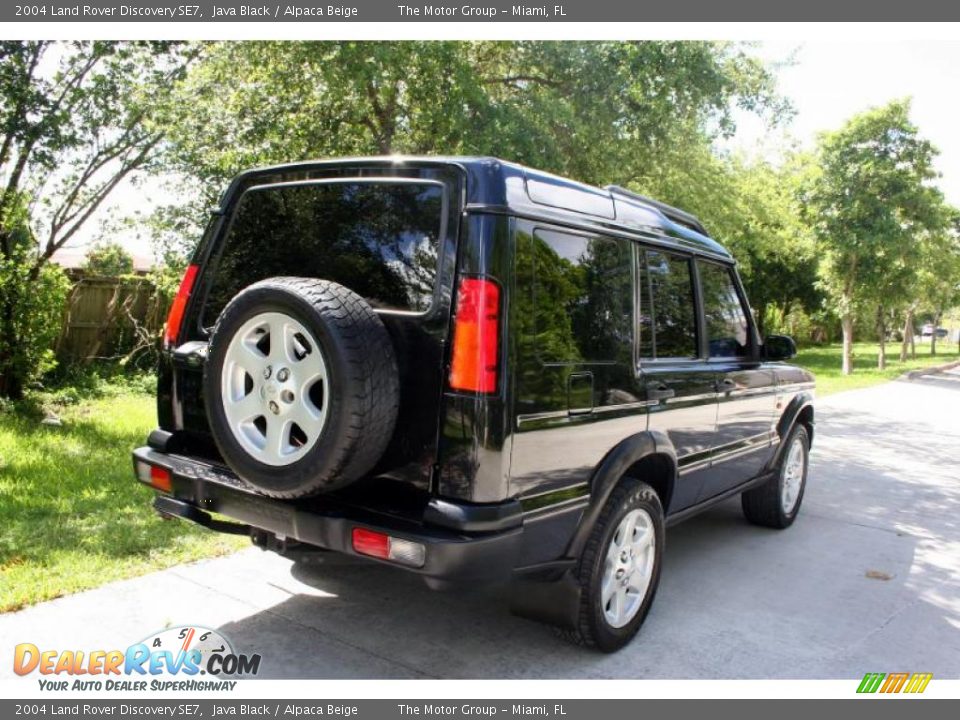 2004 Land Rover Discovery SE7 Java Black / Alpaca Beige Photo #9