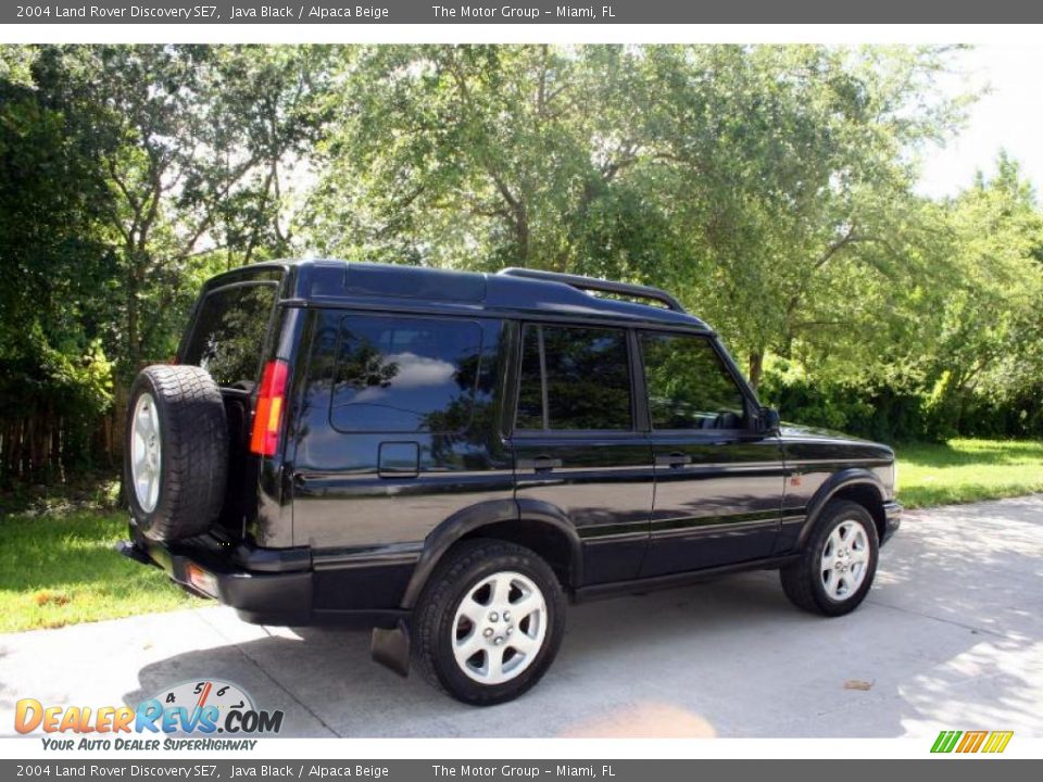 2004 Land Rover Discovery SE7 Java Black / Alpaca Beige Photo #10
