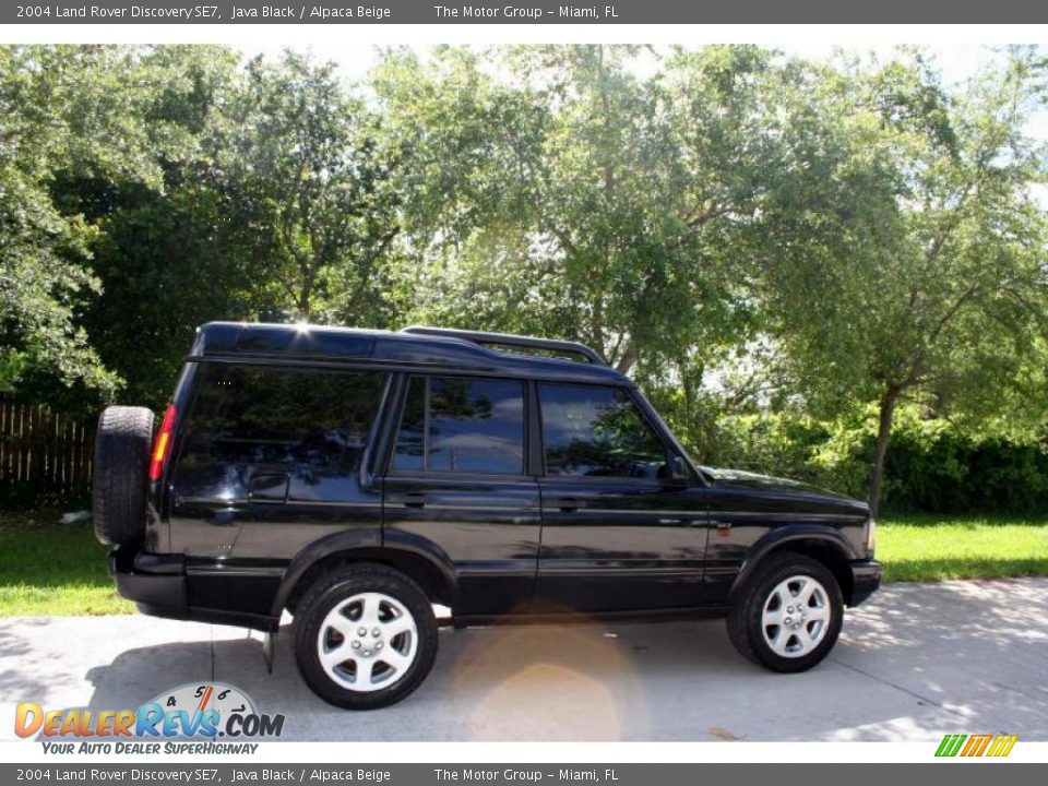 2004 Land Rover Discovery SE7 Java Black / Alpaca Beige Photo #11