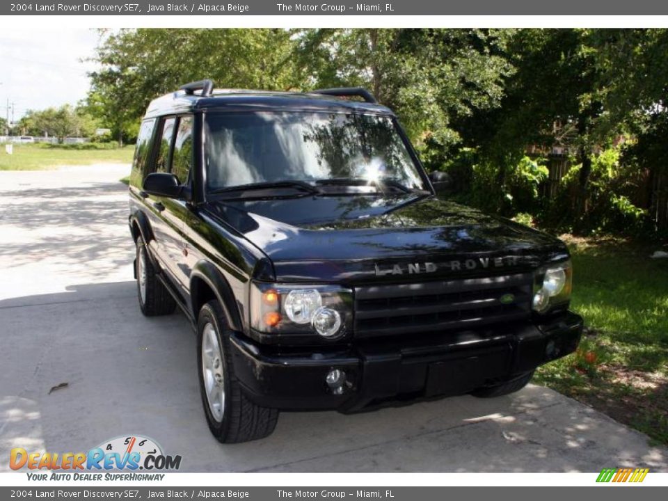 2004 Land Rover Discovery SE7 Java Black / Alpaca Beige Photo #15