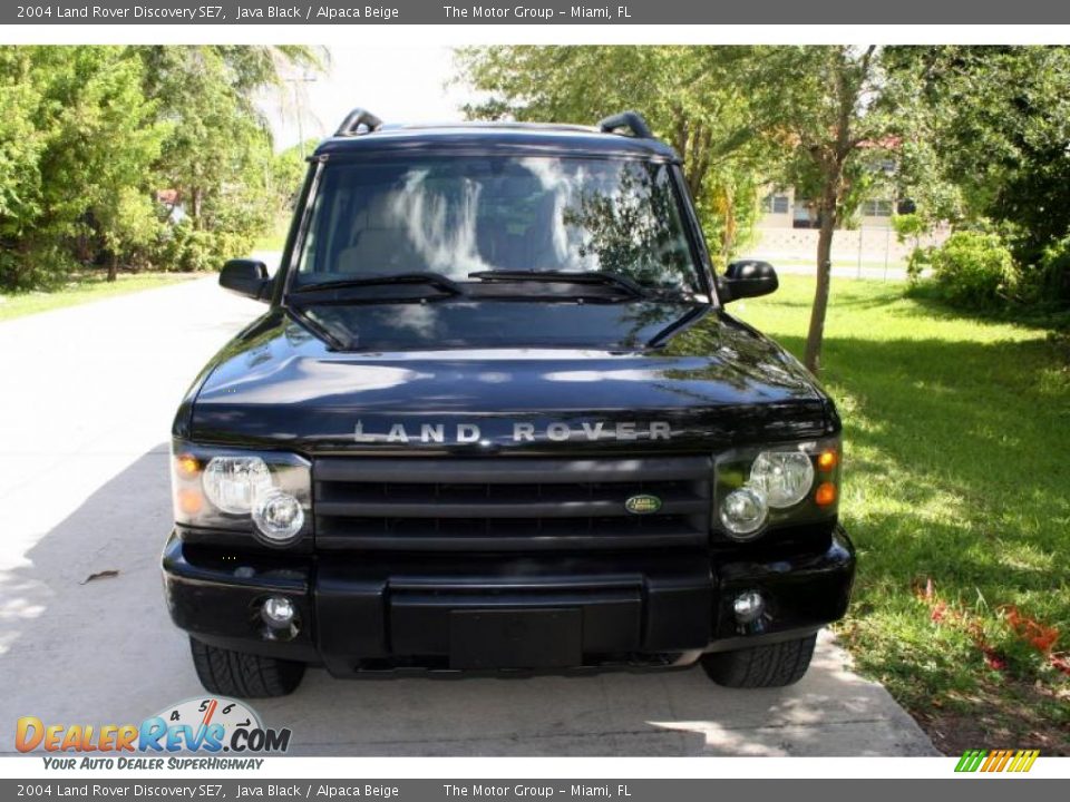 2004 Land Rover Discovery SE7 Java Black / Alpaca Beige Photo #16