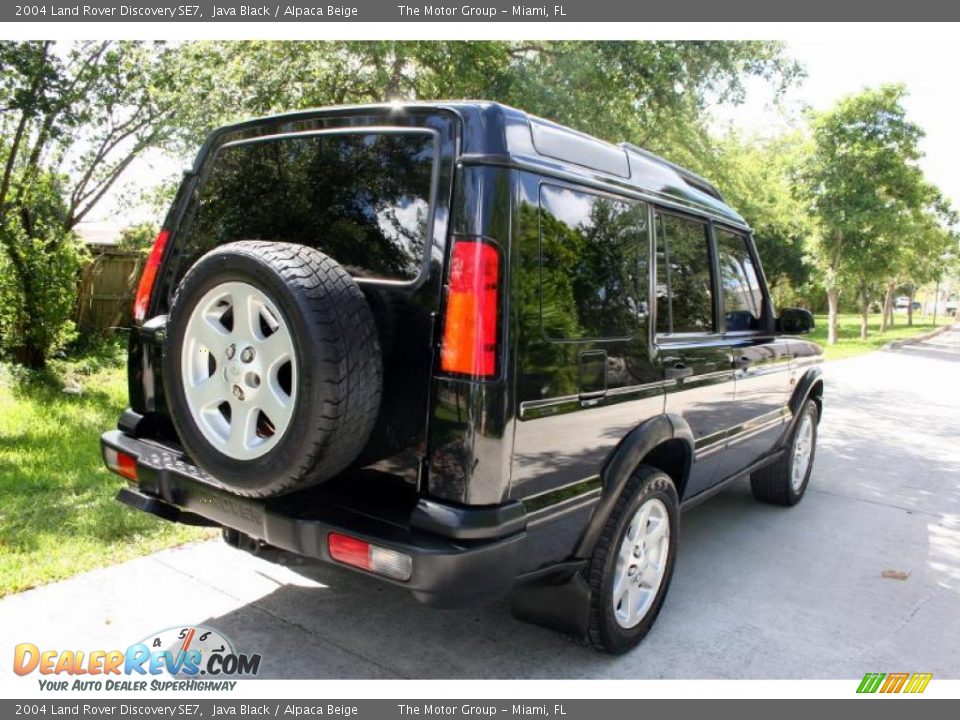 2004 Land Rover Discovery SE7 Java Black / Alpaca Beige Photo #19