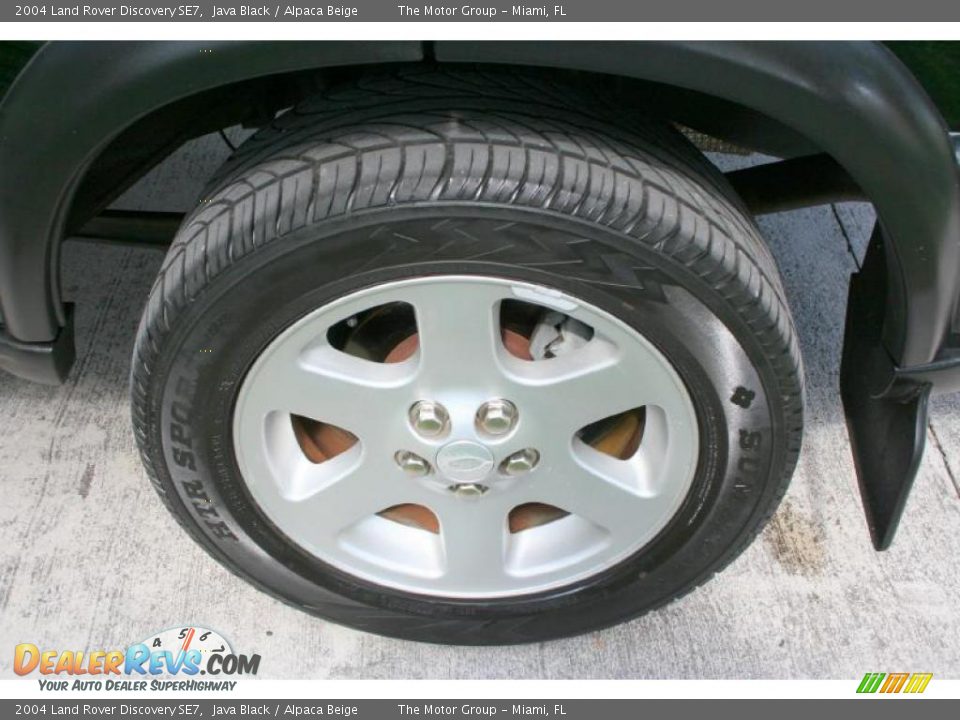 2004 Land Rover Discovery SE7 Java Black / Alpaca Beige Photo #32