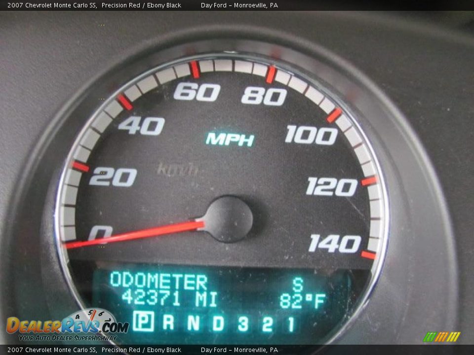2007 Chevrolet Monte Carlo SS Precision Red / Ebony Black Photo #15