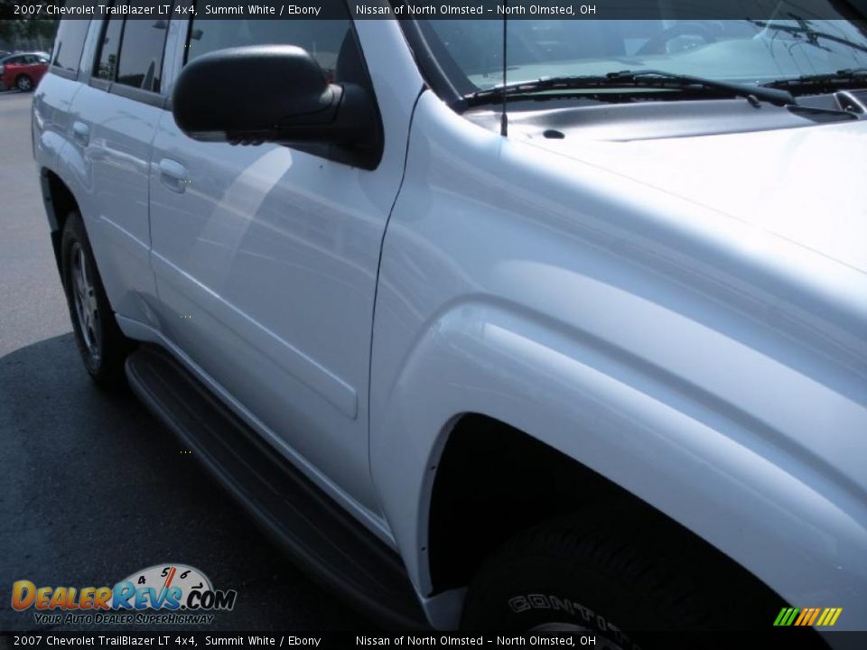 2007 Chevrolet TrailBlazer LT 4x4 Summit White / Ebony Photo #4