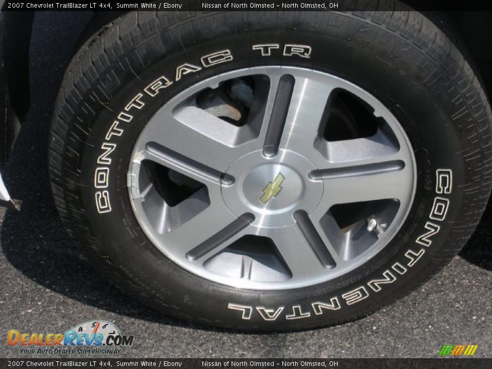 2007 Chevrolet TrailBlazer LT 4x4 Summit White / Ebony Photo #10