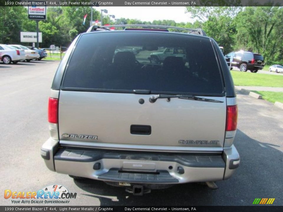 1999 Chevrolet Blazer LT 4x4 Light Pewter Metallic / Graphite Photo #3