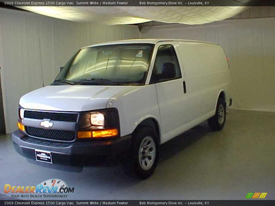 2009 Chevrolet Express 1500 Cargo Van Summit White / Medium Pewter Photo #3
