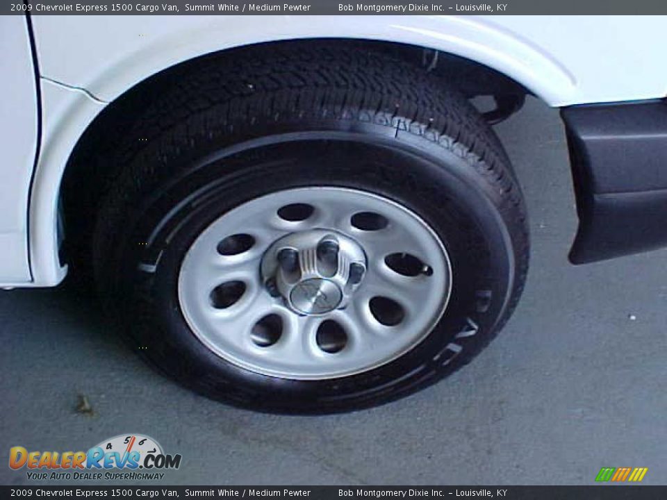 2009 Chevrolet Express 1500 Cargo Van Summit White / Medium Pewter Photo #6