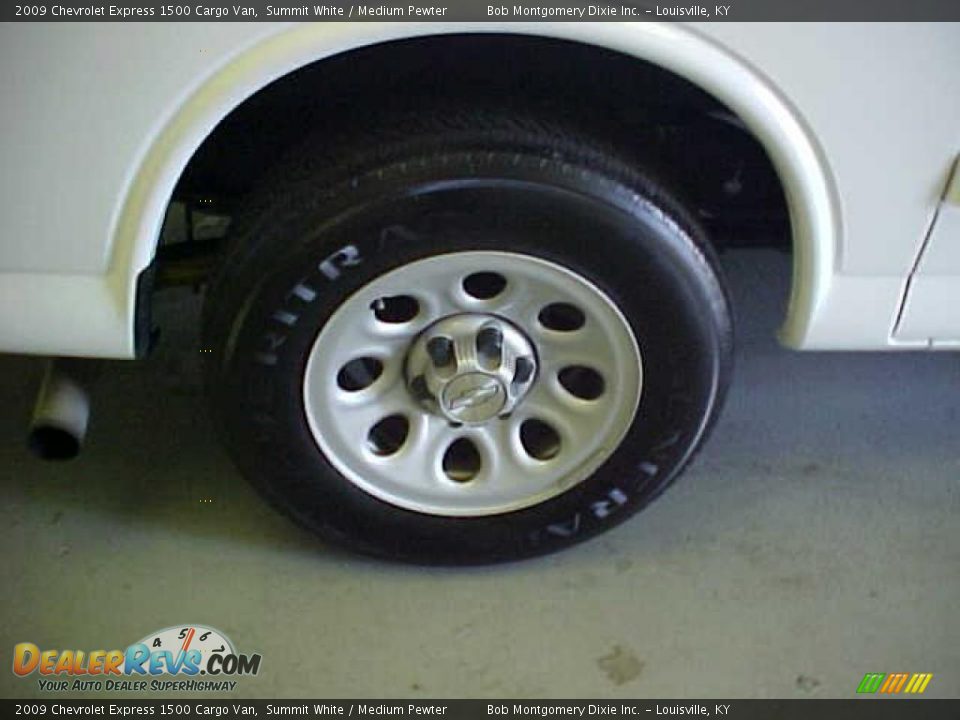 2009 Chevrolet Express 1500 Cargo Van Summit White / Medium Pewter Photo #12