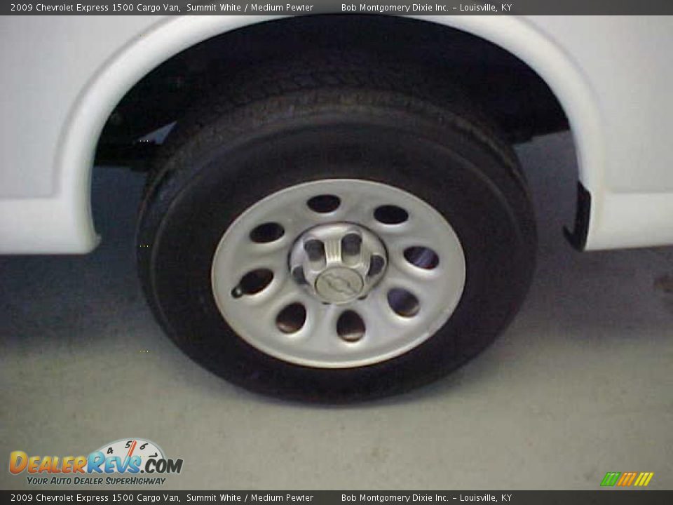 2009 Chevrolet Express 1500 Cargo Van Summit White / Medium Pewter Photo #14
