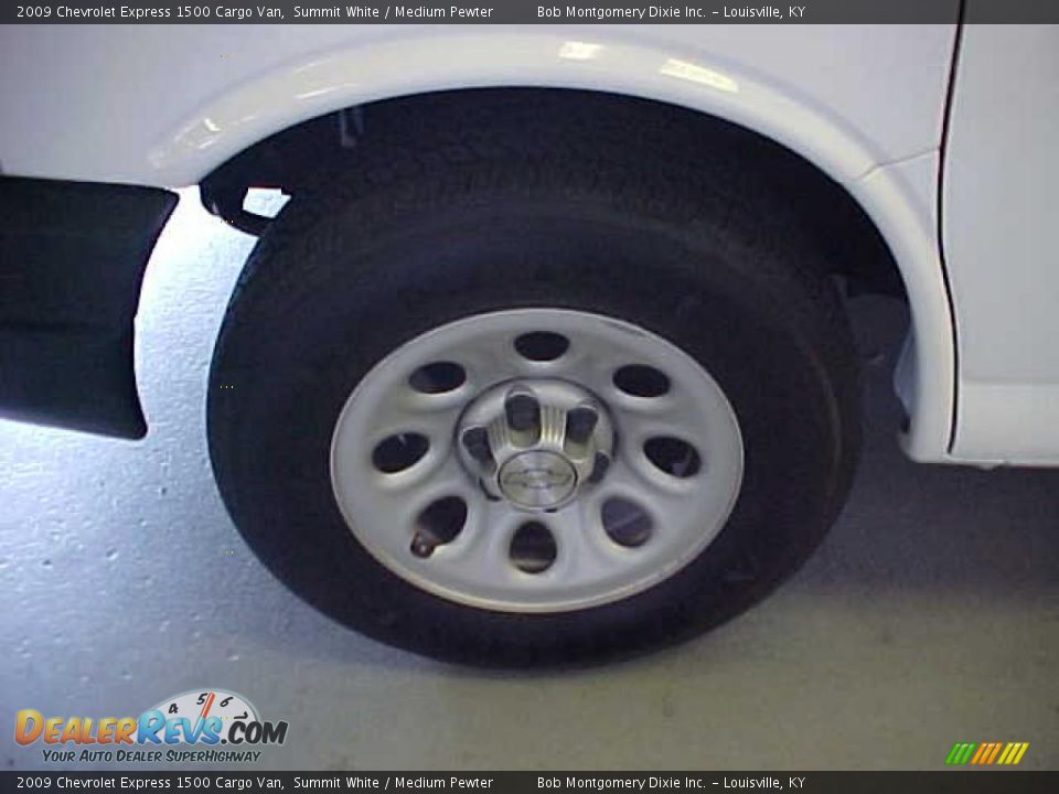2009 Chevrolet Express 1500 Cargo Van Summit White / Medium Pewter Photo #20