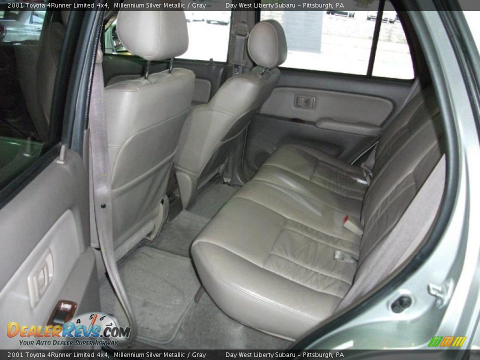 2001 Toyota 4Runner Limited 4x4 Millennium Silver Metallic / Gray Photo #11