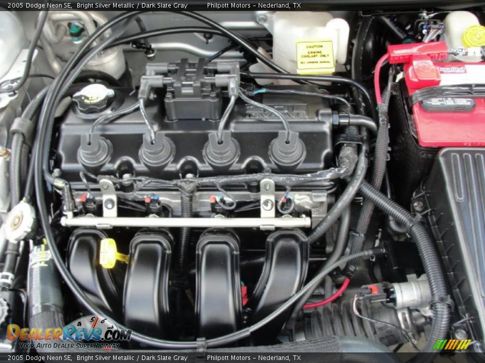 2005 Dodge Neon SE Bright Silver Metallic / Dark Slate Gray Photo #22