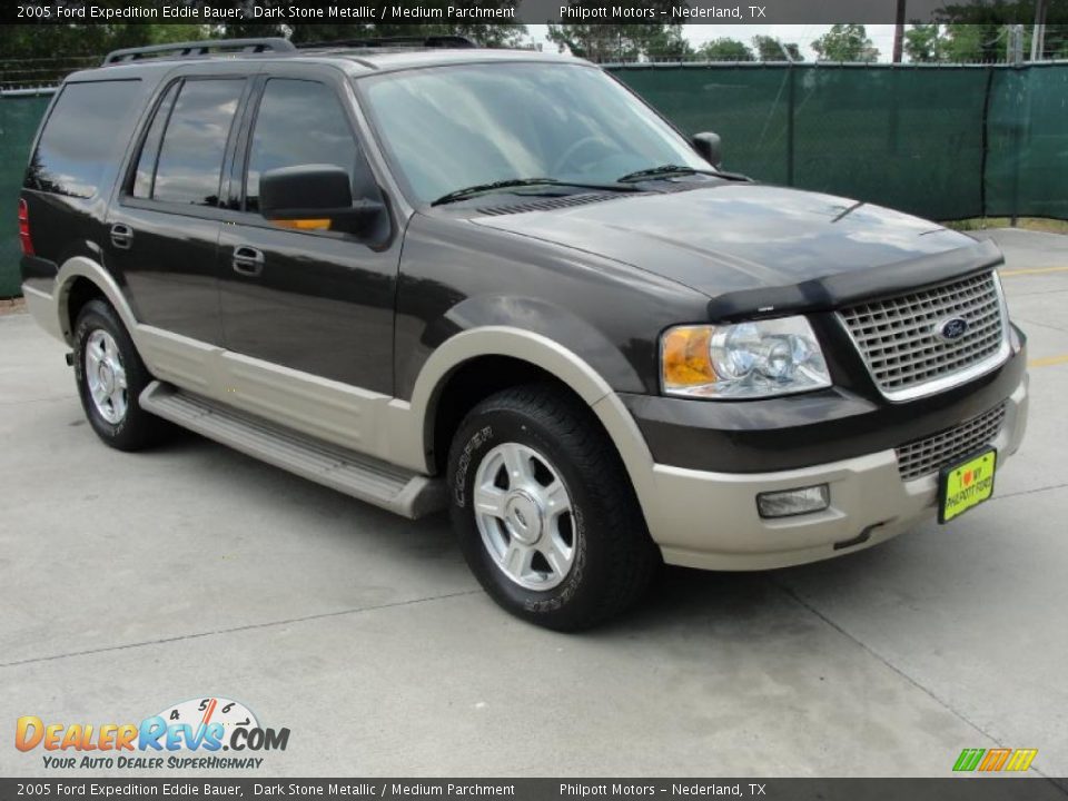 2005 Ford Expedition Eddie Bauer Dark Stone Metallic / Medium Parchment Photo #1