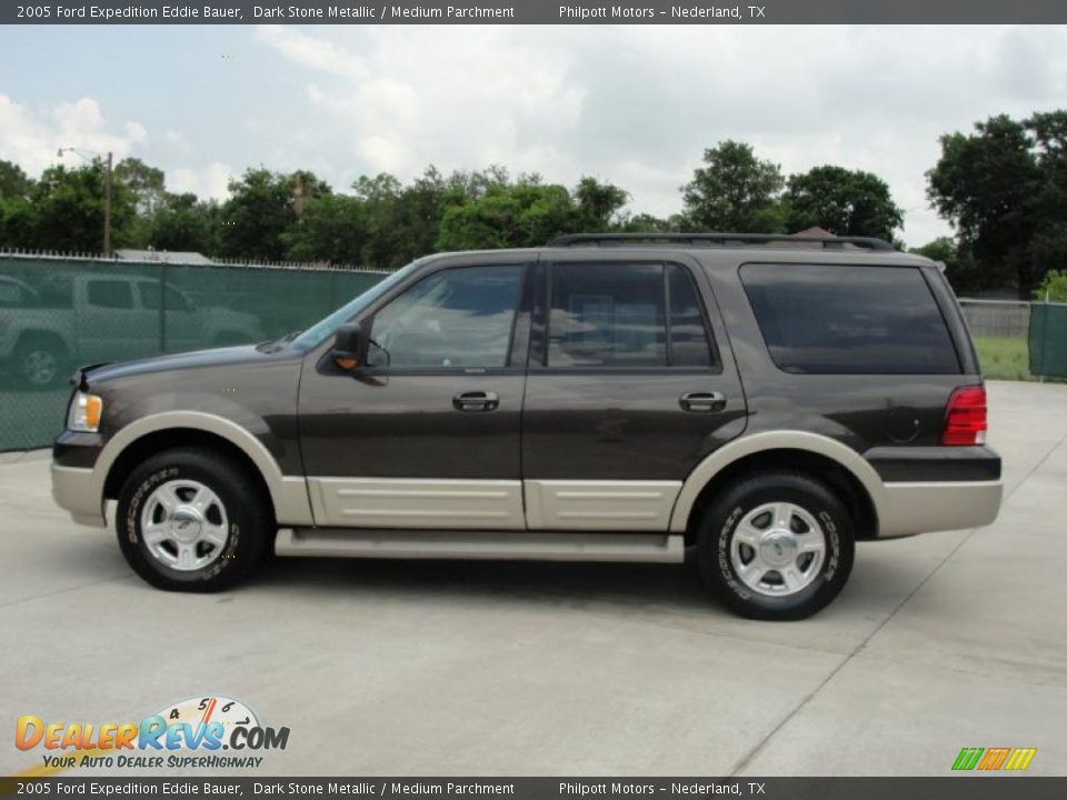 2005 Ford Expedition Eddie Bauer Dark Stone Metallic / Medium Parchment Photo #6
