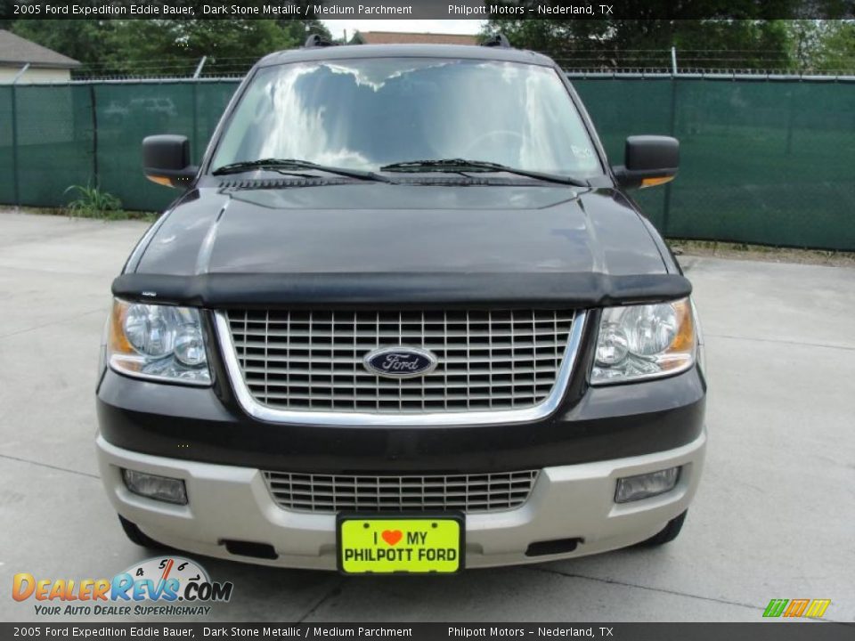 2005 Ford Expedition Eddie Bauer Dark Stone Metallic / Medium Parchment Photo #8