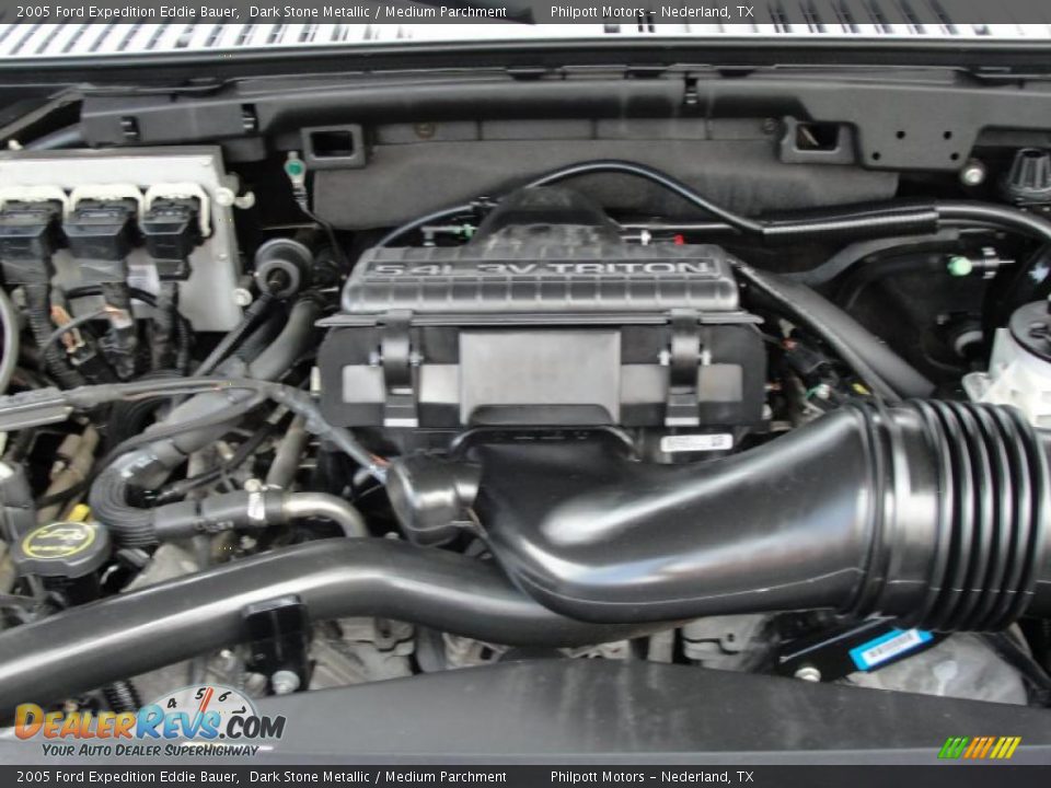 2005 Ford Expedition Eddie Bauer Dark Stone Metallic / Medium Parchment Photo #26