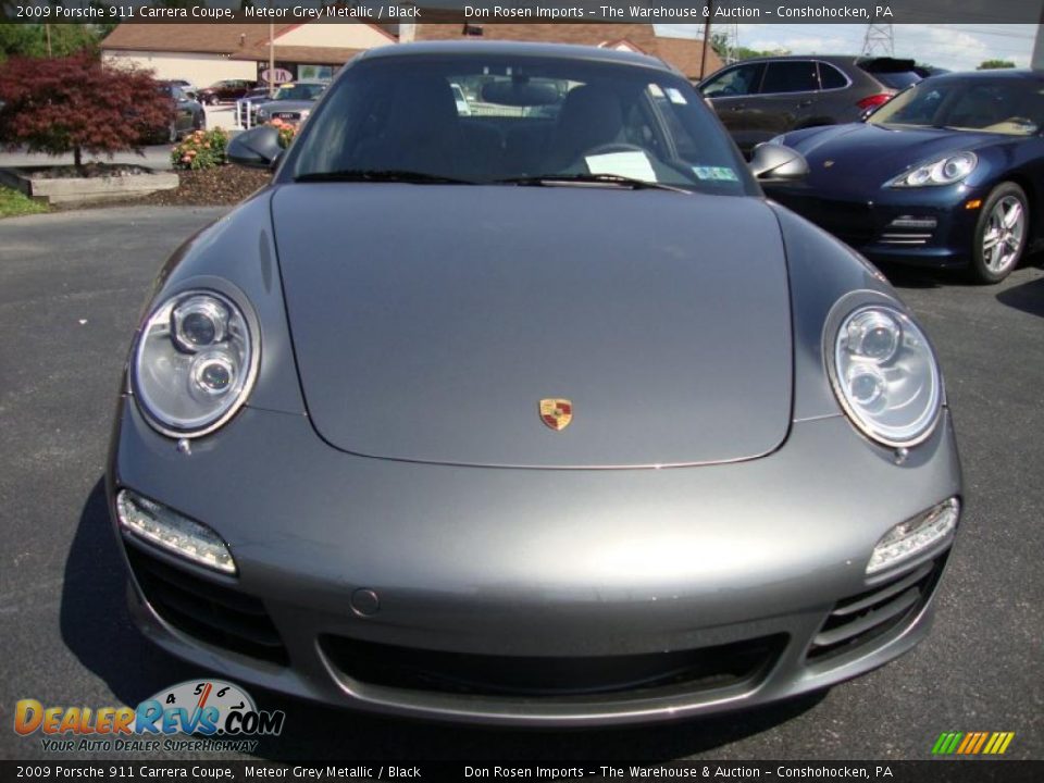 2009 Porsche 911 Carrera Coupe Meteor Grey Metallic / Black Photo #3