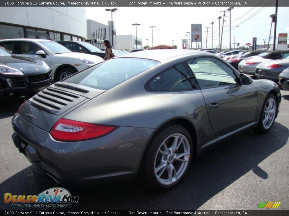 2009 Porsche 911 Carrera Coupe Meteor Grey Metallic / Black Photo #8