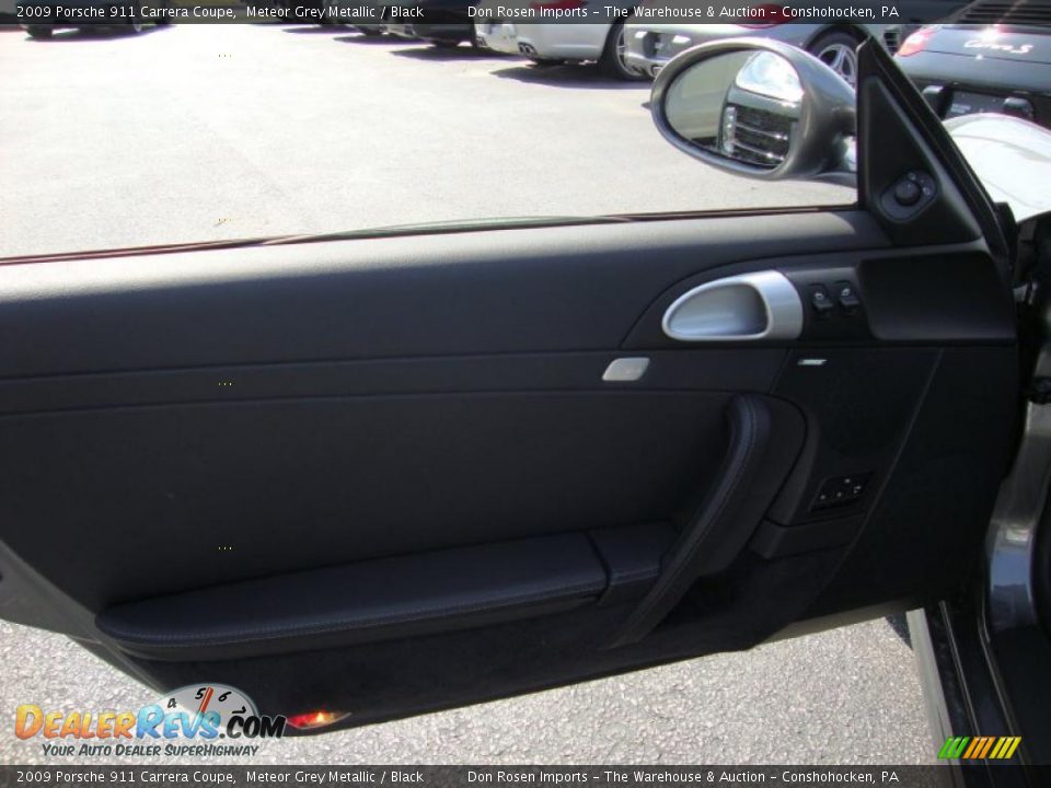 2009 Porsche 911 Carrera Coupe Meteor Grey Metallic / Black Photo #14