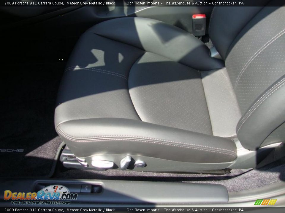 2009 Porsche 911 Carrera Coupe Meteor Grey Metallic / Black Photo #16