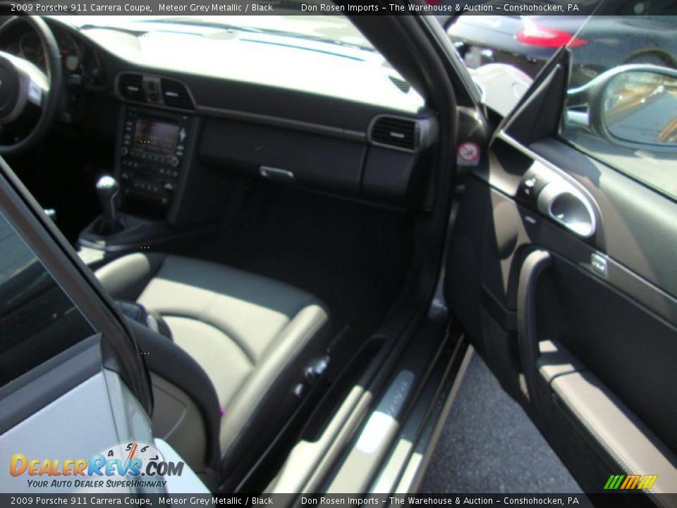 2009 Porsche 911 Carrera Coupe Meteor Grey Metallic / Black Photo #17
