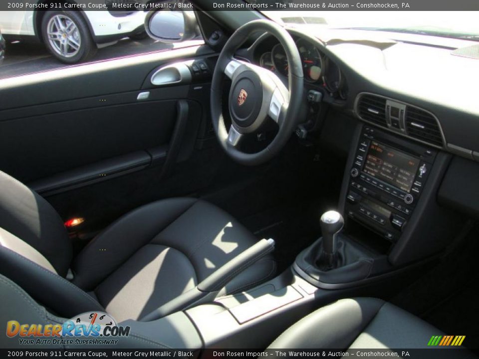 2009 Porsche 911 Carrera Coupe Meteor Grey Metallic / Black Photo #18