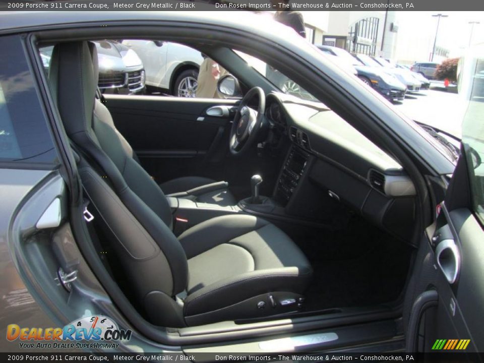 2009 Porsche 911 Carrera Coupe Meteor Grey Metallic / Black Photo #19