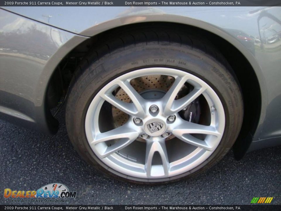 2009 Porsche 911 Carrera Coupe Meteor Grey Metallic / Black Photo #21