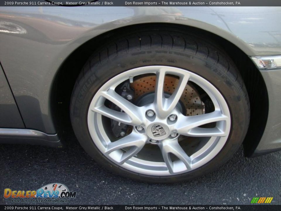2009 Porsche 911 Carrera Coupe Meteor Grey Metallic / Black Photo #22