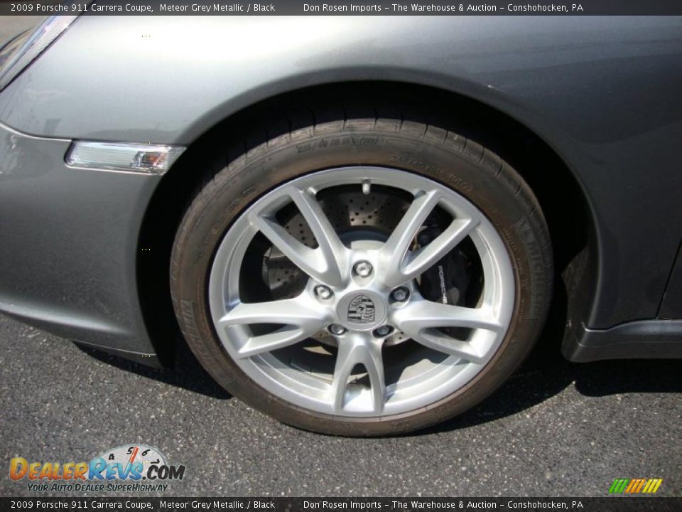 2009 Porsche 911 Carrera Coupe Meteor Grey Metallic / Black Photo #24