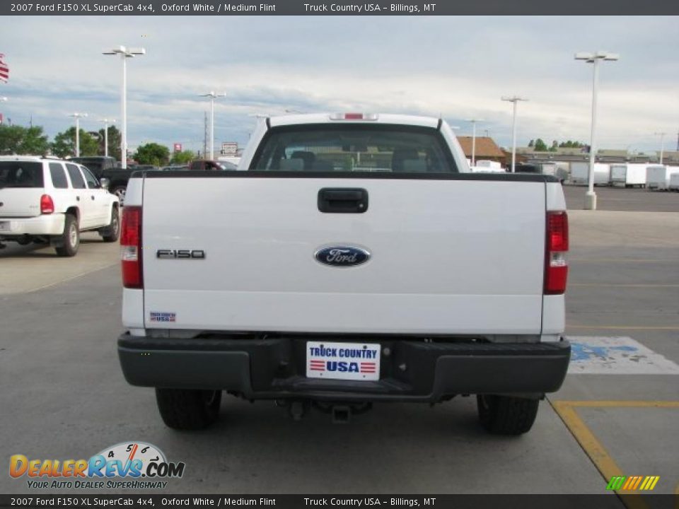 2007 Ford F150 XL SuperCab 4x4 Oxford White / Medium Flint Photo #13