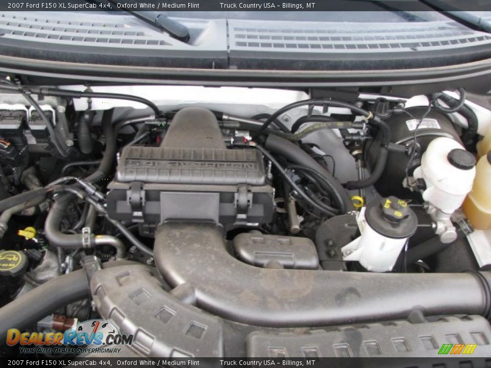2007 Ford F150 XL SuperCab 4x4 Oxford White / Medium Flint Photo #14