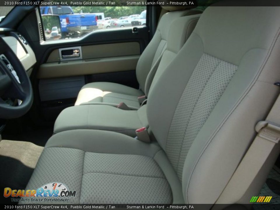 2010 Ford F150 XLT SuperCrew 4x4 Pueblo Gold Metallic / Tan Photo #7