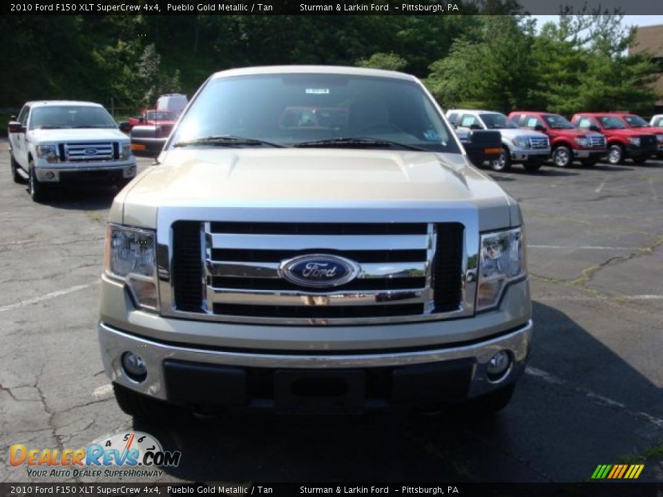 2010 Ford F150 XLT SuperCrew 4x4 Pueblo Gold Metallic / Tan Photo #11