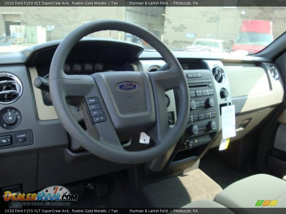 2010 Ford F150 XLT SuperCrew 4x4 Pueblo Gold Metallic / Tan Photo #14
