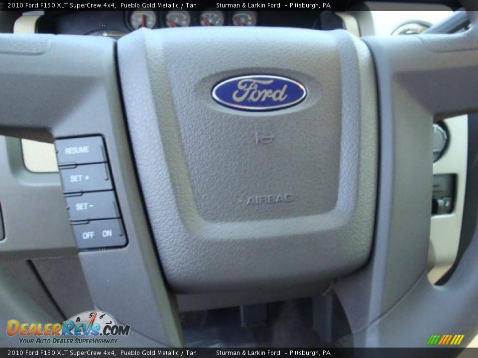 2010 Ford F150 XLT SuperCrew 4x4 Pueblo Gold Metallic / Tan Photo #17