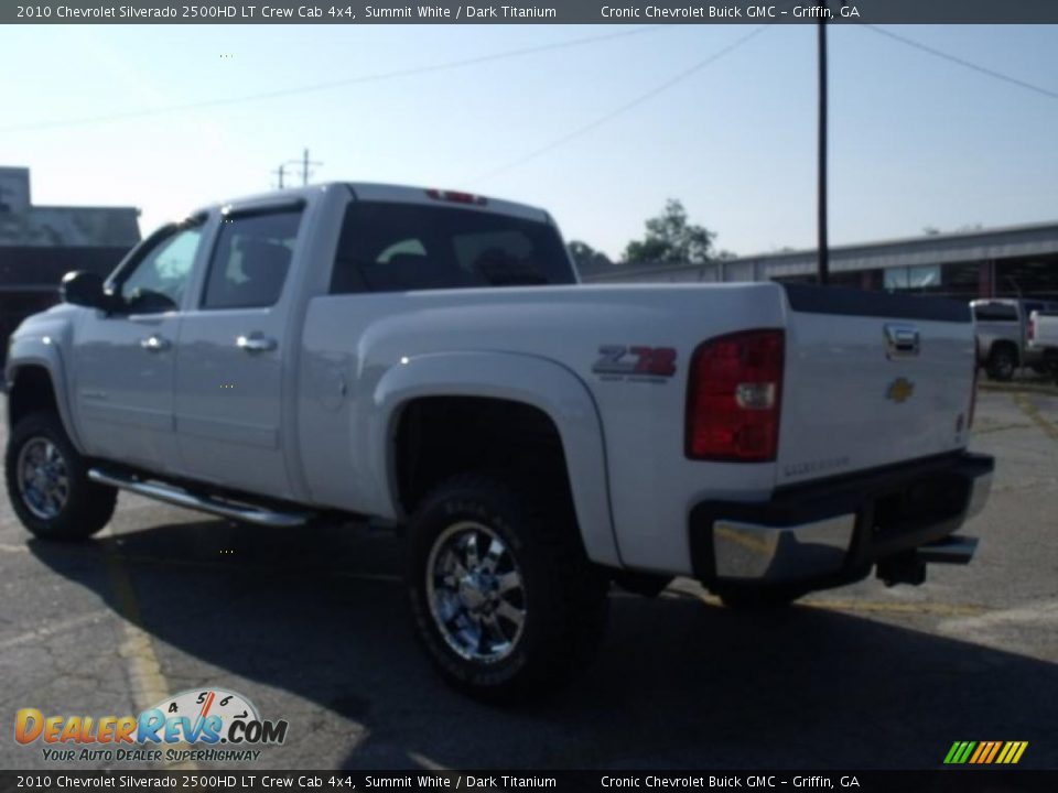 2010 Chevrolet Silverado 2500HD LT Crew Cab 4x4 Summit White / Dark Titanium Photo #3
