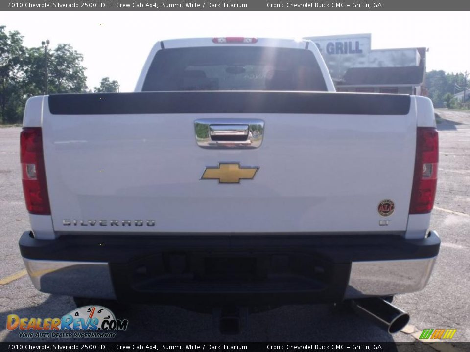 2010 Chevrolet Silverado 2500HD LT Crew Cab 4x4 Summit White / Dark Titanium Photo #4