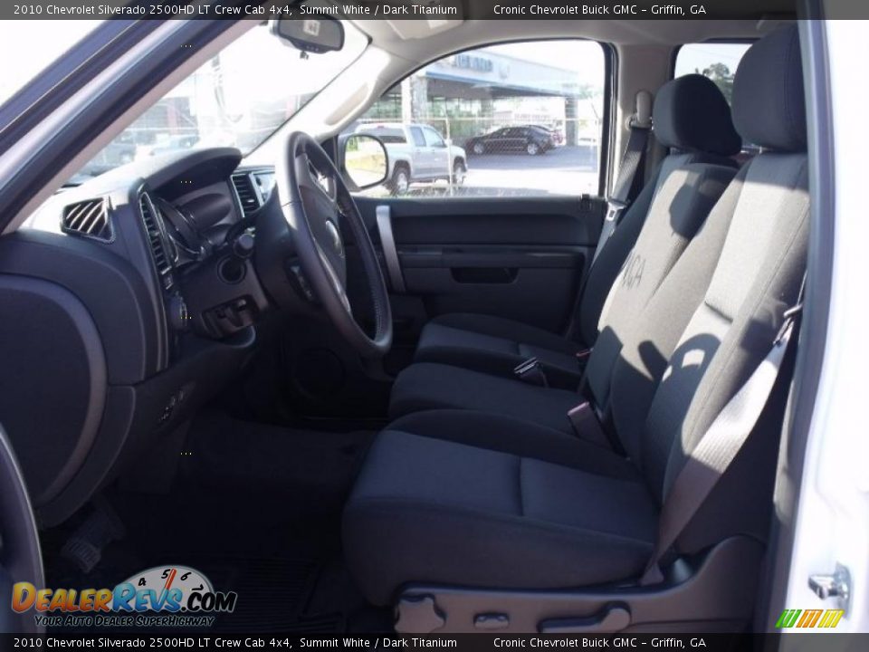 2010 Chevrolet Silverado 2500HD LT Crew Cab 4x4 Summit White / Dark Titanium Photo #11